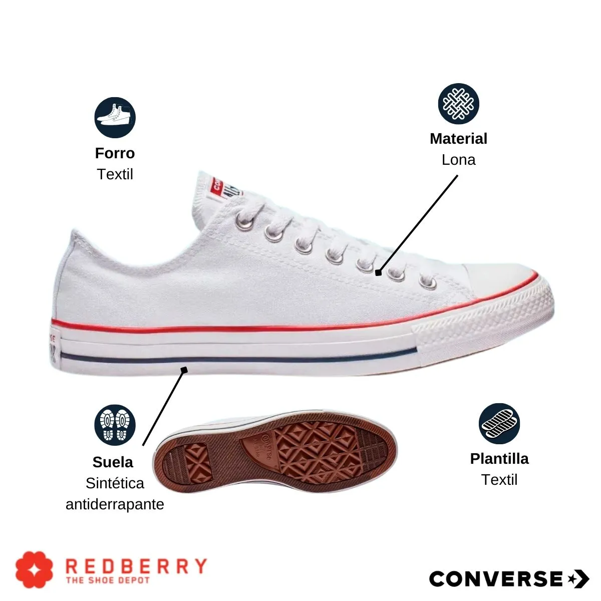 Tenis Converse Chuck Taylor All Star Originales Unisex M9166