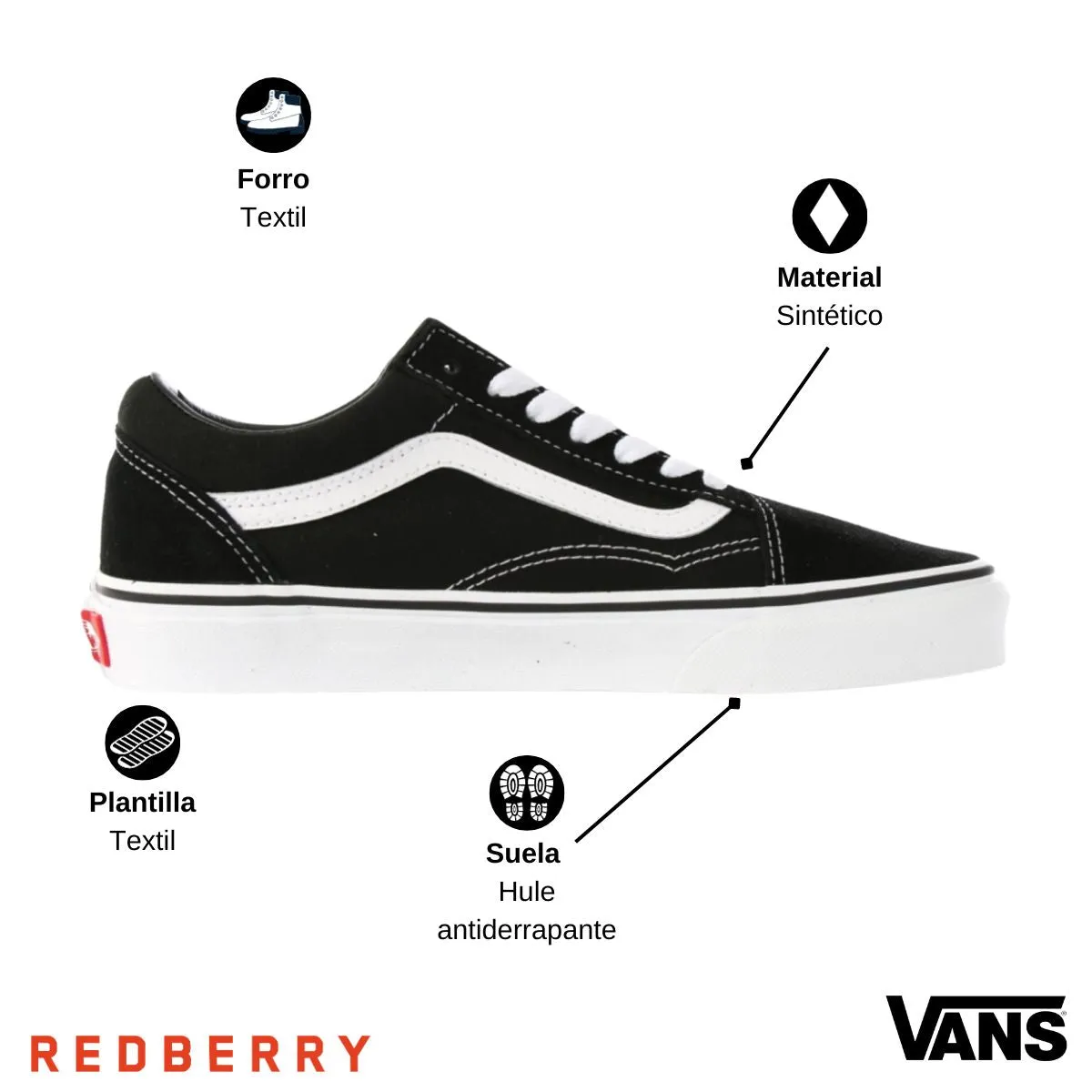 Tenis  Vans Hombre N000D3HBKA