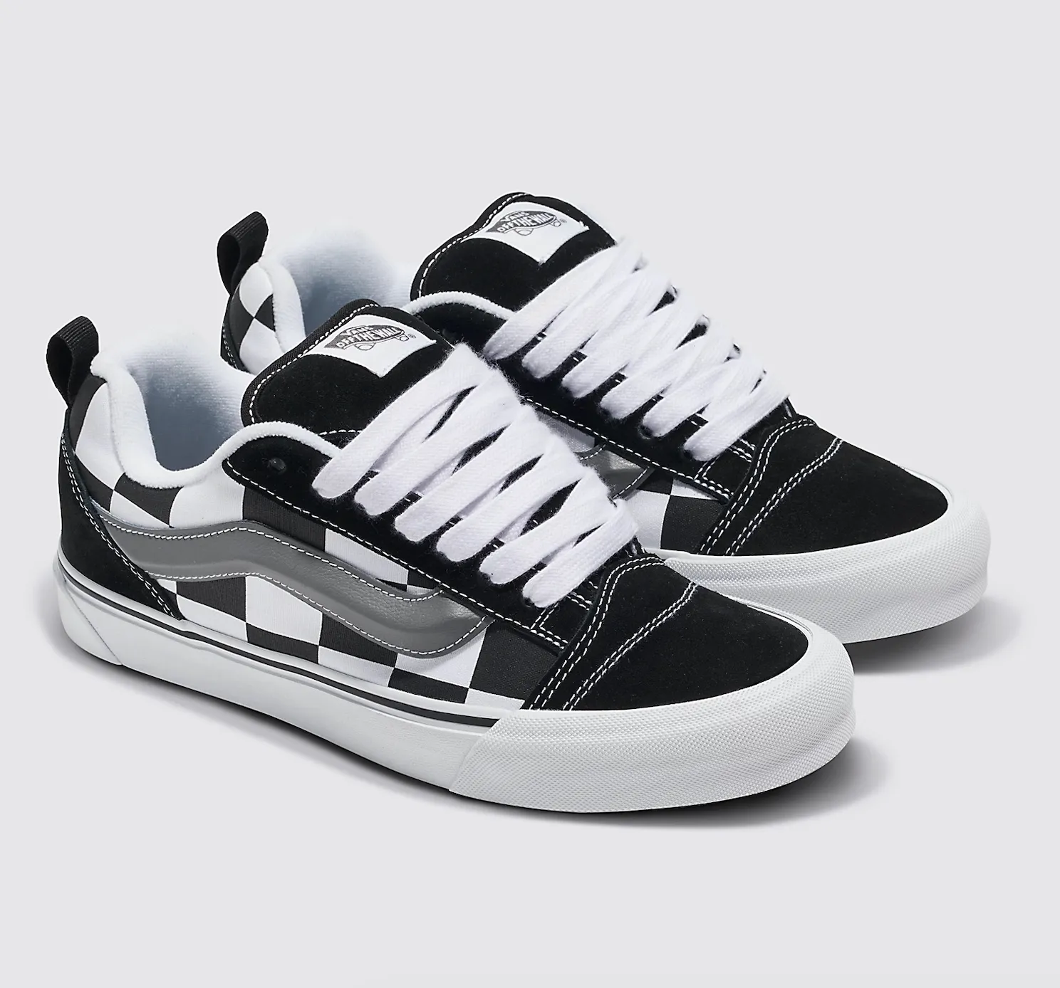 Vans Classic Knu-Skool Mega Checkerboard - Black