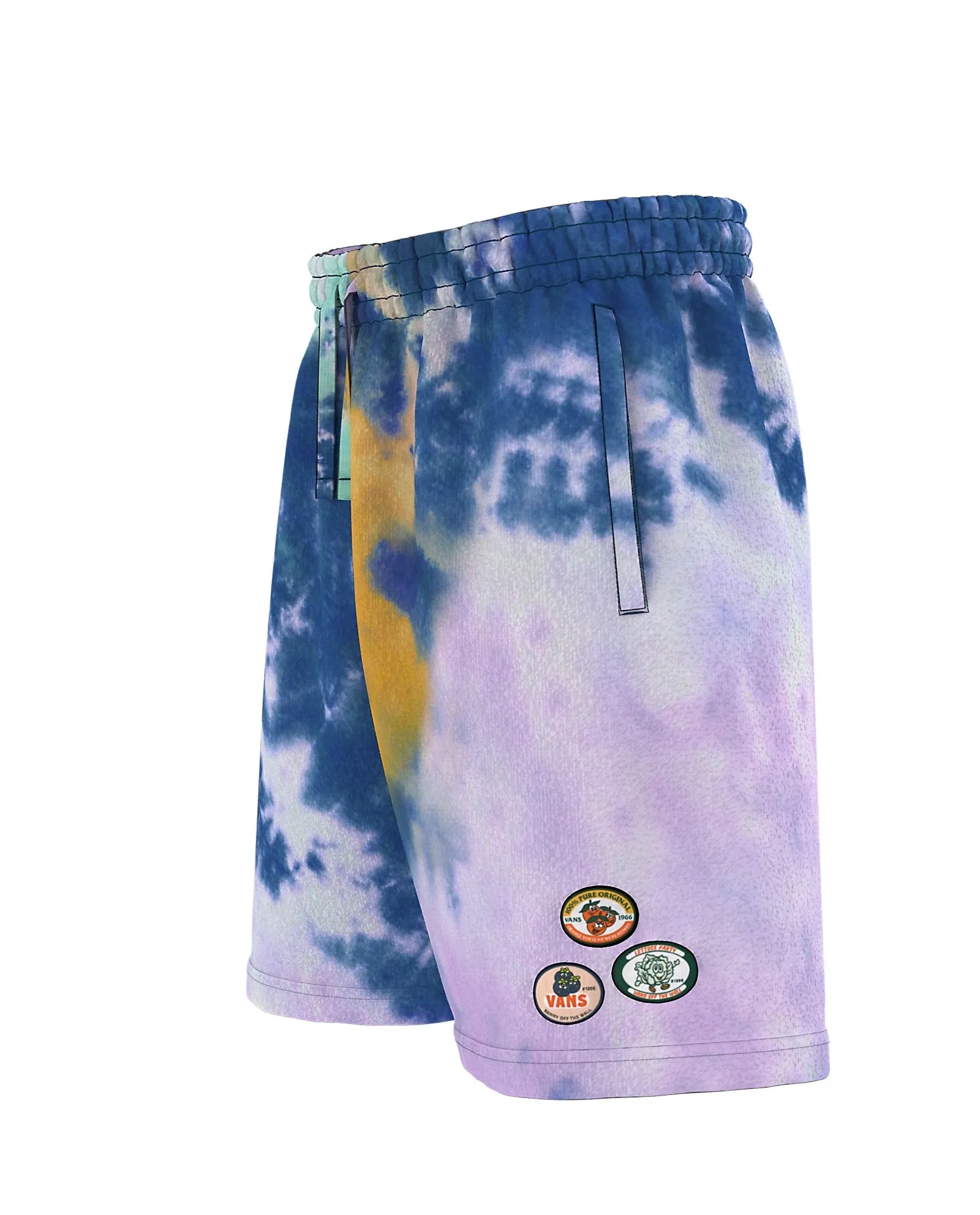 Vans Fruit Stickers Sweat Short Tie Dye