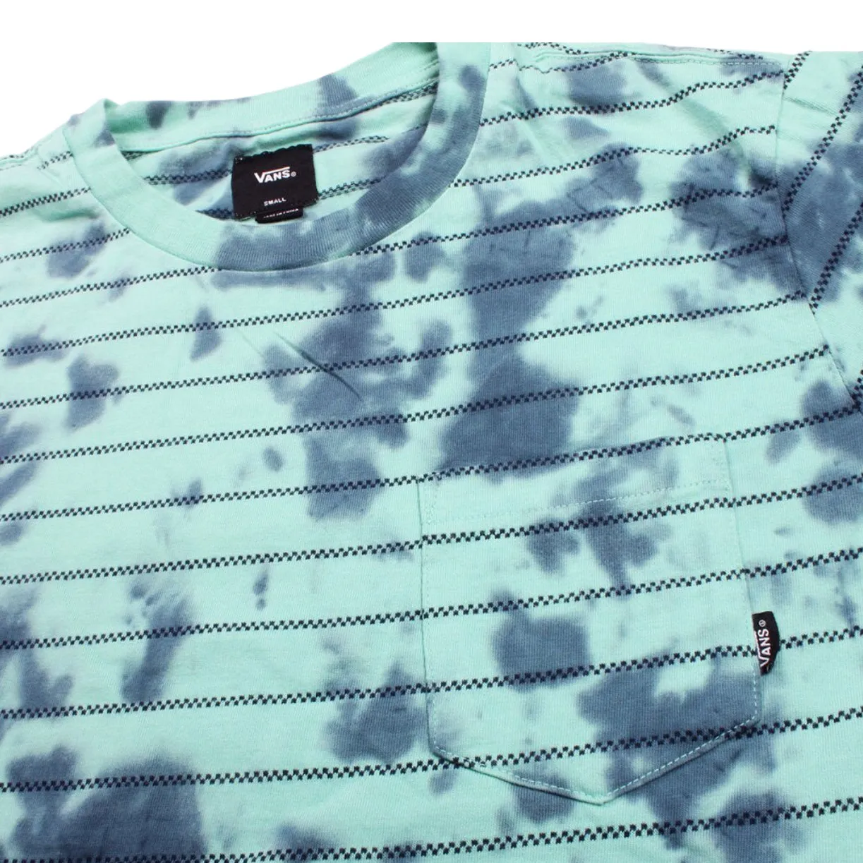 Vans Tee Checker St Dusty Jade Tie Dye