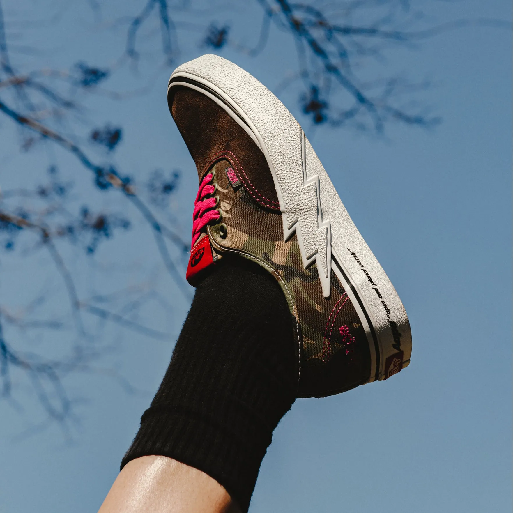 Vans x Aape | Authentic Bolt | Aape Camo | VN00BWCCMA.CAMO