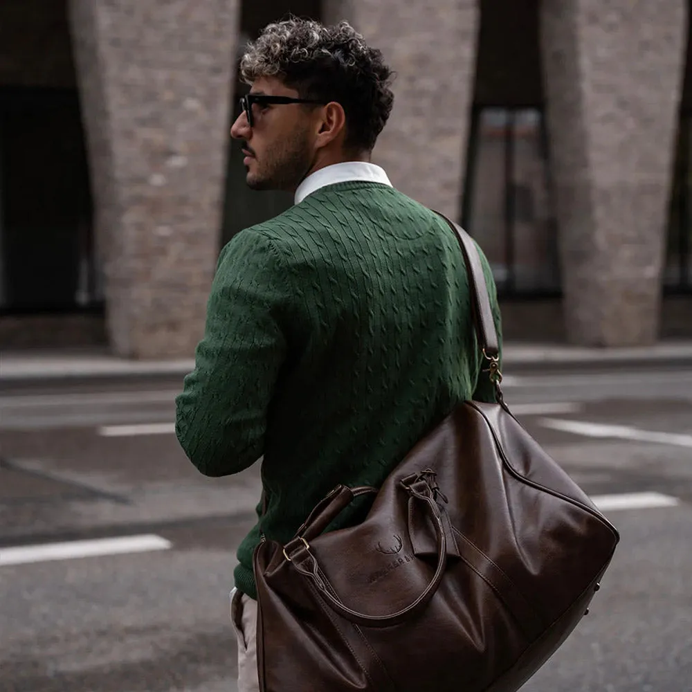 Walker & Hunt - Bottle Green Cable Knit